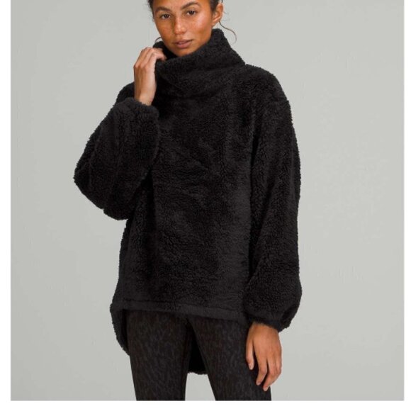 Lululemon Warmth Restore Long Pullover Black size 6 P620 - Picture 1 of 10